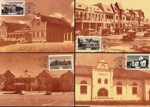 SWA 1985: POSTCARD#18-21 - HISTORIC BUILDINGS OF WINDHOEK UNUSED CTO