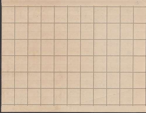 SA 1948: 1½d REDUCED SIZE GOLD MINING HALF SHEET OF 120 MNH (SACC 123) - VARIETIES V1, V5-V8