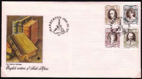 RSA 1984: OFFICIAL FDC 4.7 - S.A. ENGLISH AUTHORS