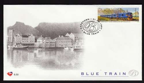 RSA 1997: OFFICIAL FDC 6.50 - BLUE TRAIN - CAPE TOWN