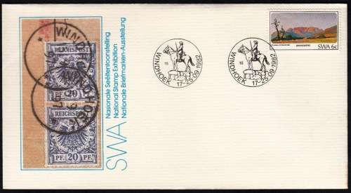 SWA COMMEMORATIVE COVER 1982 NATIONAL STAMP EXHIBITION