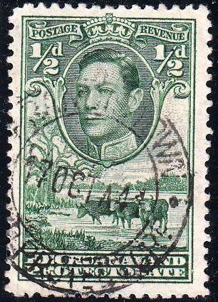 BECHUANALAND PROTECTORATE 1938: KGVI DEFINITIVE ISSUE ½d USED (SACC 113)