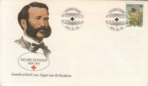 RSA COMM. COVER 1978: FOUNDER OF RED CROSS - HENRY DUNANT