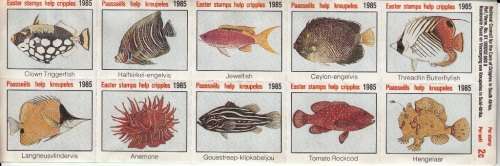 RSA 1985 EASTER STAMPS FULL SHEET UNUSED