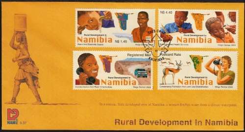 NAMIBIA 2003: FDC 3.37 - RURAL DEVELOPMENT IN NAMIBIA