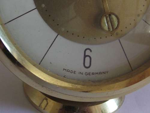 VINTAGE UMF RUHLA ALARM CLOCK FOR REPAIRS MADE IN GERMANY