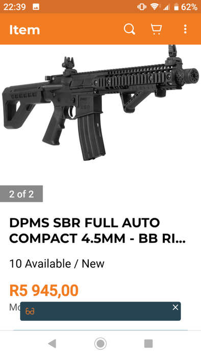 Crossman dpms SBR 4.5mm M4