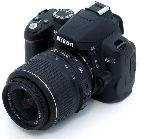 The Expensive!!+Good resolution+NIKON D3000 DIGITAL SLR CAMERA+18-55mm Lens+Professional Kit