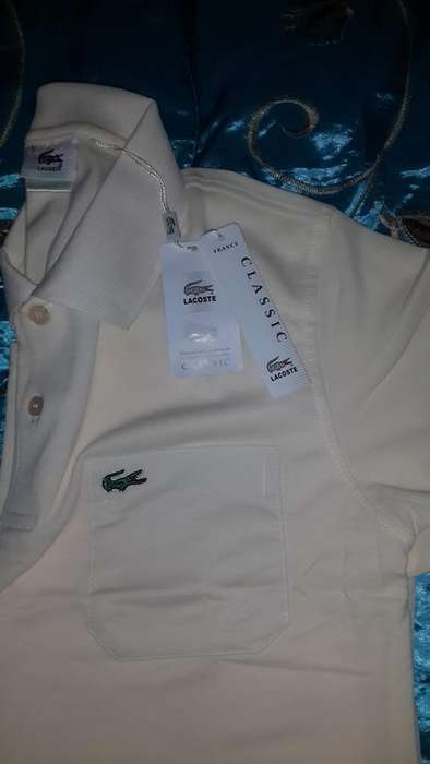 Stunning Cream Lacoste Golfer Medium