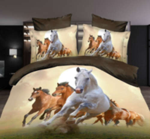 3D Duvet Cover Set Horse