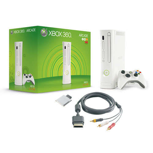 XBOX 360 Arcade Console With Accessories And Games