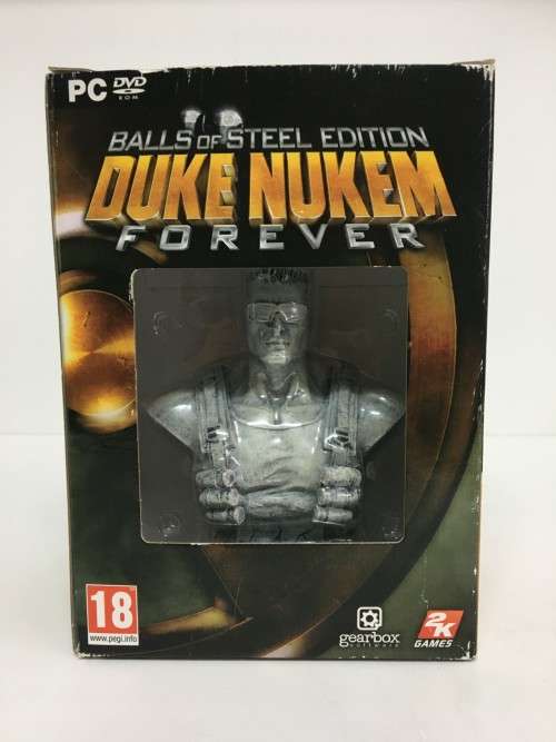 Duke Nukem Forever Balls Of Steel PC Collectors Edition As New!  Open Box - Slight Wear On Box