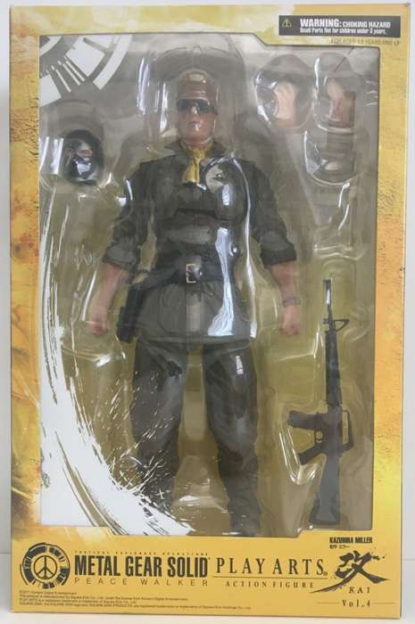 Metal Gear Solid: Peace Walker Kazuhira Miller Play Arts Kai Action Figure New!