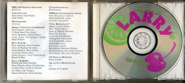 Leisure Suite Larry 6 - Shape up or Slip Out CD for MS-DOS/Windows 3.1