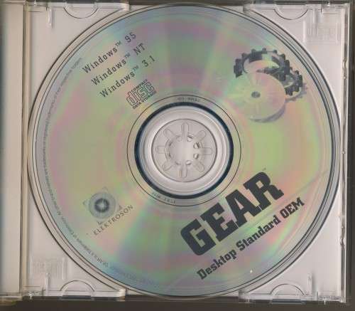 Gear CD-R Recording Software for Windows NT/95/3.1 (1995)