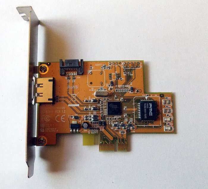 Sunix 1414 PCI Express SATA  1+1 channels Card (Raid 0/1)