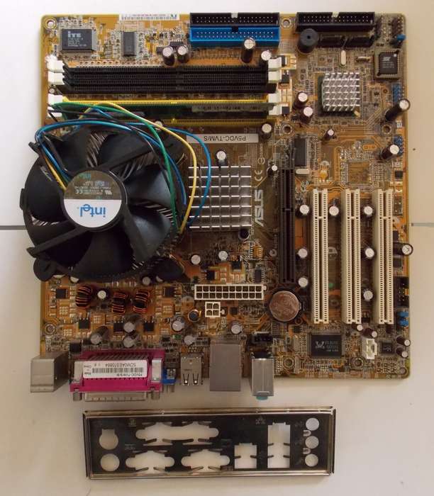 Asus p5vdc-tvm Motherboard AGP DDR1/DDR2 Intel 3Ghz CPU 1GB RAM Socket 775