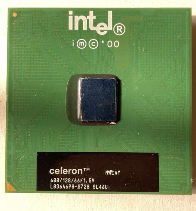 Intel Socket 370 Coppermine Celeron 600Mhz SL46U