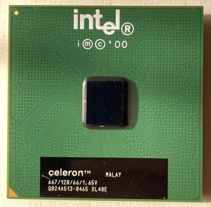 Intel Socket 370 Coppermine Celeron 667Mhz SL48E