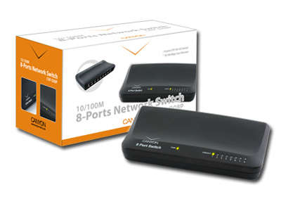 Canyon 8 Port Switch 10/100Mbps