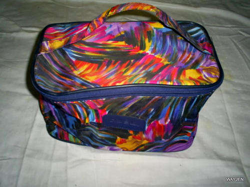 AVROY SHLAIN COLORFUL COSMETIC/TOILETRY BAG. 25 X 15 X 13cm.