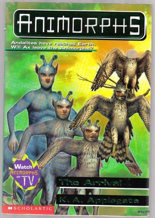 ANIMORPHS. THE ARRIVAL. K.A.APPLEGATE. PAPERBACK. 148 PAGES.