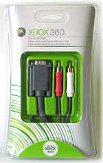 Xbox 360 VGA HD AV Cable