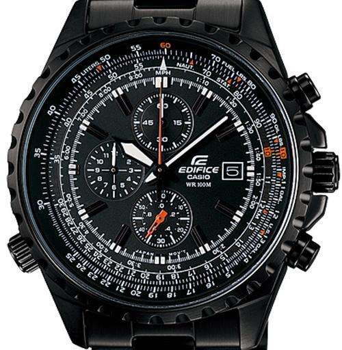 CASIO EDIFICE EF-527BK Gents Aviator-Slide Rule Chronograph Sports Watch(ONLY 1)