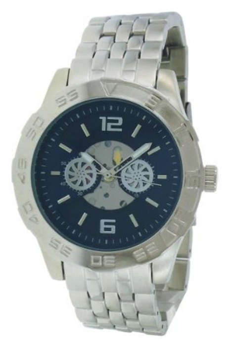 **NEW** FMD (By FOSSIL) Blue Dial sKELETON Gents Quartz Dress Watch