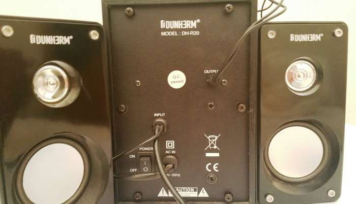 DUNHERM MODEL DH-R20 2.1 MULTIMEDIA / PC SPEAKERS