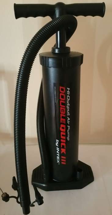 INTEX HIGH-OUTPUT (HAND/MANUAL) AIR PUMP DOUBLE QUICK III - 48cm