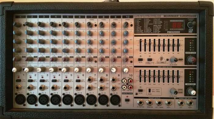 BEHRINGER EUROPOWER PMX2000 POWERED MIXER