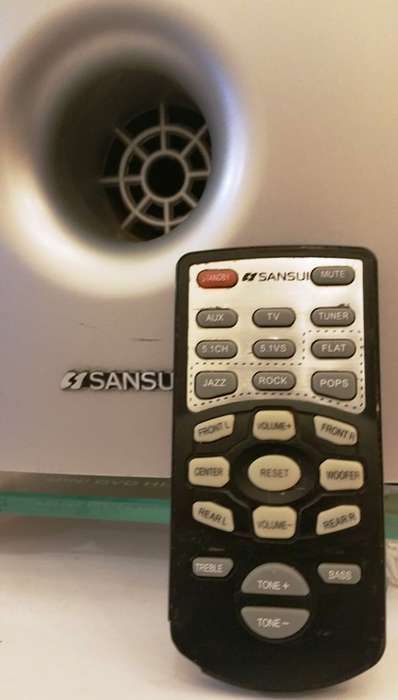 SANSUI 5.1 SURROUND SOUND SPEAKER SYSTEM / RECEIVER ~ MODEL HTS-17Z (PARTIAL)