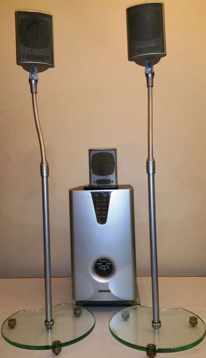 SANSUI 5.1 SURROUND SOUND SPEAKER SYSTEM / RECEIVER ~ MODEL HTS-17Z (PARTIAL)