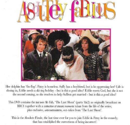 ABSOLUTELY FABULOUS ~ The Last Shout [DVD]