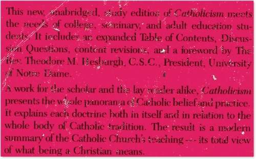 CATHOLICISM [PAPERBACK STUDY EDITION] ~ RICHARD P. MCBRIEN