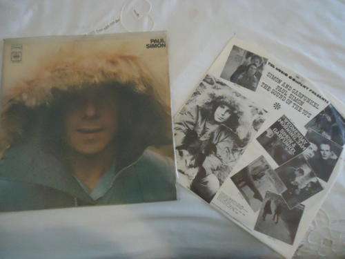 "PAUL SIMON-SELF TITLED" 1972 CBS STEREO GATEFOLD LP+PLASTIC SLEEVE - EXC