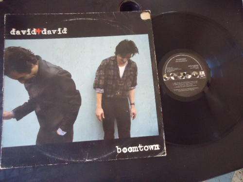DAVID + DAVID   - "BOOMTOWN" - 1987 A & M STEREO LP IN V/GOOD CONDITION