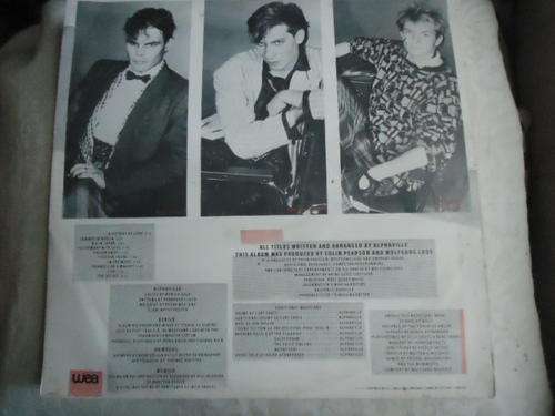 ALPHAVILLE "FOREVER YOUNG" 198 WEA STEREO LP SUPPLIED IN THE ORIGINAL INNER SLEEVE - NO COVER