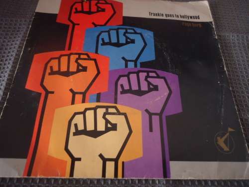 PICTURE SLEEVE FRANKIE GOES TO HOLLYWOOD "RAGE HARD" 1986 ISLAND 45 RPM 7 SINGLE