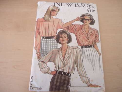 NEW LOOK PATTERNS 6316 -6 SIZES IN ONE - 8 -18  - COMPLETE - SEE DESCRIPTION