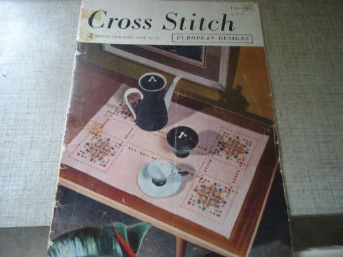 ANCHOR EMBROIDERY BOOK - CROSS STITCH - EUROPEAN DESIGNS - 28 A4 PAGES