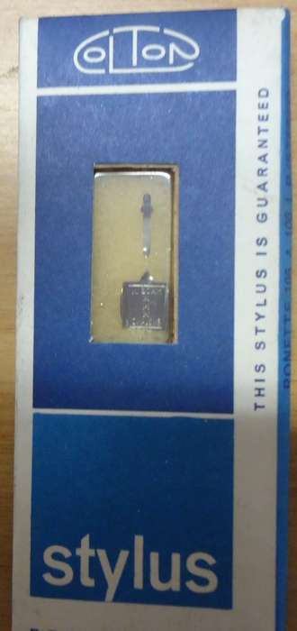 RONETTE 105 & 106 LP STEREO RECORD PLAYER NEEDLE/TURNTABLE STYLUS - COLTON STYLUS-MADE IN ENGLAND