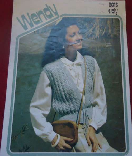 WENDY #2013 LADY`S LACY WAISTCOAT -TO FIT 81 - 107 CM OR 32 - 42`