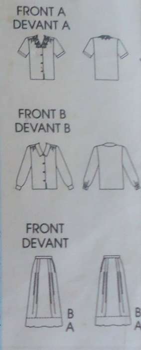 VOGUE 9936 DRESS WITH COLLAR   SIZE 8 + 10 + 12- THE WAISTBAND IS NOT SUPPLIED