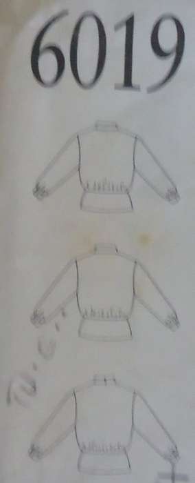 NEW LOOK PATTERNS 6019 BLOUSES WITH WAIST DETAIL SIX SIZES IN ONE 8 - 18 COMPLETE-UNCUT-F/FOLDED