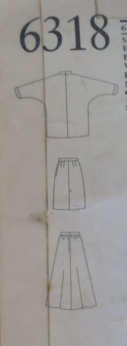 NEW LOOK PATTERNS 6318 -6 SIZES IN ONE - 8 - 18  COMPLETE CUT TO 18