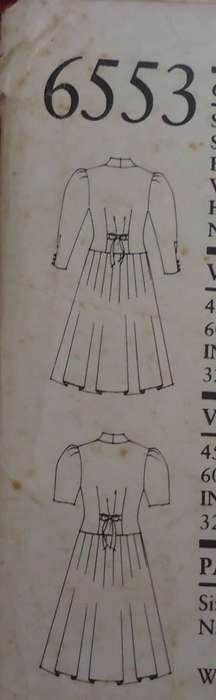NEW LOOK PATTERNS 6553 -PLEATED DRESS/TOP & SKIRT SEVEN SIZES IN ONE 8 - 20 - COMPLETE-UNCUT-F/FOLDE