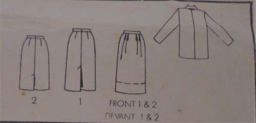 STYLE PATTERNS 4569  UNLINED JACKET & SKIRT  SIZE H  6 + 8 + 10  COMPLETE-UNCUT-F/FOLDED