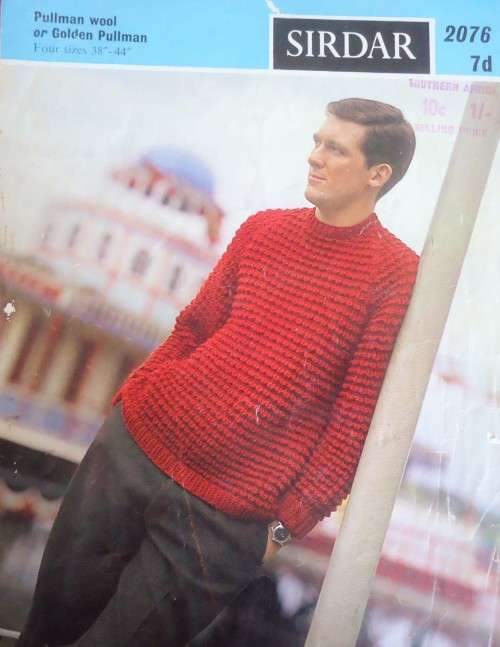 SIDAR #2076 MAN`S SWEATER  TO FIT 38-44`